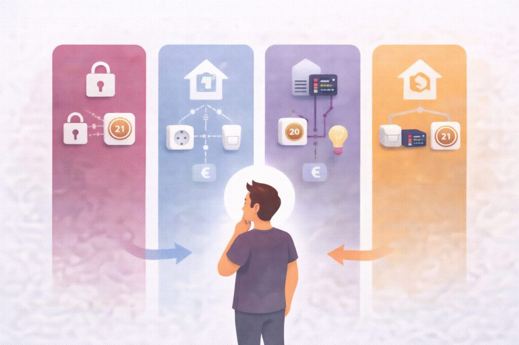 Vergleich verschiedener Smart Home Systeme